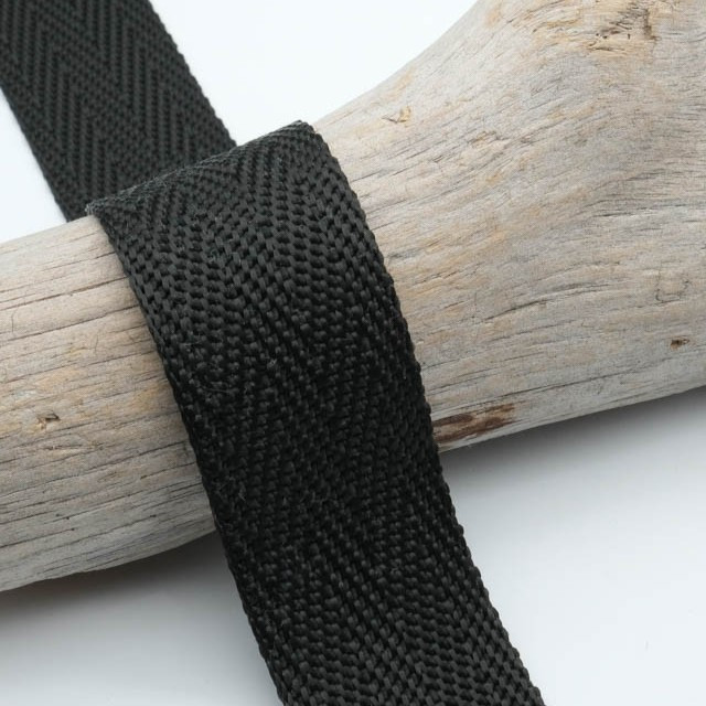 30mm Black Polypropylene Strap - Maison Klem